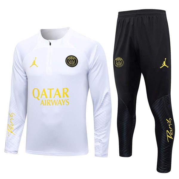 Sudadera De Training Paris Saint Germain 2023 2024 Blanco